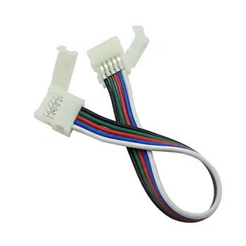 50-100buc 2pin 3pin 4pin 5pin 6pini conector dublu clip Conector Cablu Pentru 3528 WS2812 5050 RGB RGBW RGBWW benzi cu LED-uri Lumina