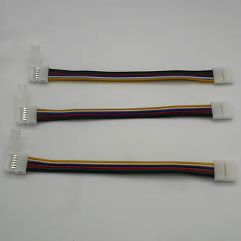 50-100buc 2pin 3pin 4pin 5pin 6pini conector dublu clip Conector Cablu Pentru 3528 WS2812 5050 RGB RGBW RGBWW benzi cu LED-uri Lumina