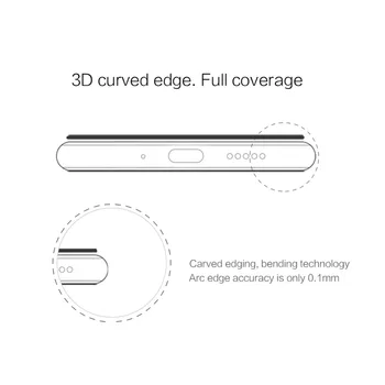 Huawei P30 Pro Temperat Pahar Plin cu Capacul Original Nillkin 3D CP+ Max Ecran Protector Pentru Huawei P 30 Pro