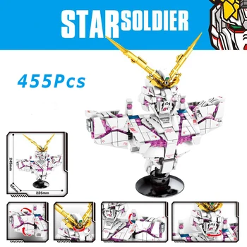 Gundam Blocuri Serie de Jucării Blocuri Caramizi Seturi de Mini-Kituri DIY Model de copii Copii Toy Anime Unicorn Zagu Technic Cifre