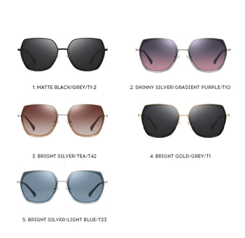 Brand de lux Polarizat ochelari de Soare pentru Femei 2021 tendință Pătrat ochelari de Soare de Conducere de sex Feminin Retro Ochelari de Soare Pentru Femei Gradient UV400