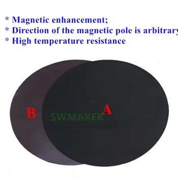 350x350mm Pentru ABS Magnetice de Imprimare Pat Caseta pătrat Print Autocolant Construi Placă de Banda Flex Placa A+B pentru Voron 2.1 Imprimantă 3D