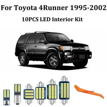 10X Alb Canbus led-uri Auto lumini de interior Kit pentru Toyota 4Runner N18 condus Dom Harta Ușă Portbagaj lumini 1995-1998 1999 2000 2001 2002