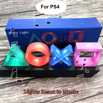 Mai nou Control Vocal Joc Icoana de Lumină pentru PS4 / PS5 Joc de Înlocuire Sfeșnicul de Lumină LED, Accesorii de Joc Dropshipping