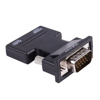 1080P HDMI Femeie la VGA de sex Masculin cu o Ieșire Cablu Convertor Adaptor