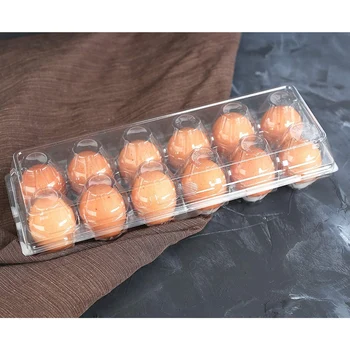 Cutii de carton de ouă 50 De Cutii din Plastic, Carton de Ouă Suport pentru 12 Oua Clar Ou Tava Titularul Ouă de Găină de Stocare