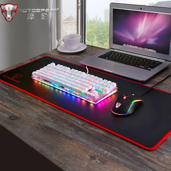 Original Motospeed K87S de Jocuri Mecanice Tastatura cu Fir USB 87 de taste cu Iluminare RGB Red/Blue Switch pentru PC Gamer