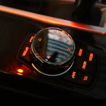 Pentru iDrive Auto Multimedia Butonul Capacului Ornamental Sticker Buton pentru BMW F10 F20 F30 Seria 3 Seria 5 pentru NBT Operator Ceramică Neagră