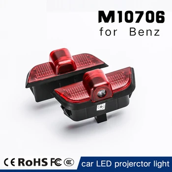 2 buc LED-uri Auto Ușa Logo Lumină Usi Laser atmosferă de bun venit lampa Proiector Lampa Pentru Mercedes Benz W212 W213 W204 C180 C200 C63