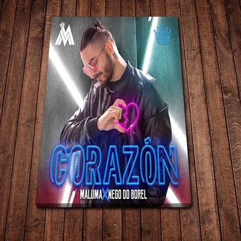 Moder Corazon Maluma Album de Arta de Perete Panza Pictura Imagine de Postere și de Imprimare Galerie Living Decor Acasă