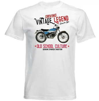 Men ' S T-Shirt 2019 mai Noi EPOCĂ SPANIOLĂ MOTOCICLETA BULTACO ALPINA 85 - NOI BUMBAC T-SHIRT, T Shirts