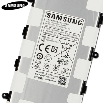 Original Tableta Baterie SP4960C3B Pentru Samsung GALAXY Tab 7.0 Plus P3100 P3110 P6200 P6210 Autentic Baterie de 4000mAh