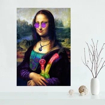 Fierbinte de Vânzare Personalizate Mona Lisa Panza Poster Decor Acasă Poster Print creativ de artă murală cu Mai multe Dimensiuni Mai bun Cadou