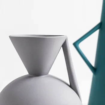 Nordic Vaza Ceramica Decor Acasă Creative Modele Living Model De Aranjament De Flori Geometrice Arta Decorative De Flori