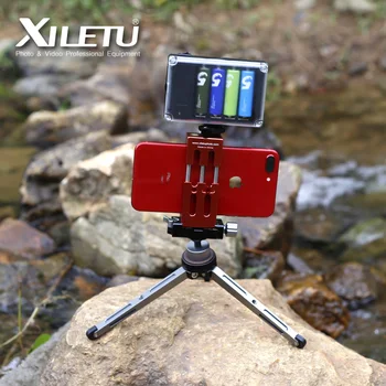 XILETU XT-15+BS-1 aparat de Fotografiat Telefon Stand Usor de Masă Mini-Trepied Pentru Smartphone DSLR aparat Foto Mirrorless