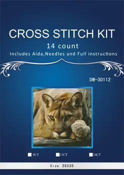 Cross stitch Leu Broderie cusatura kituri de lucru Manual plină Eră 14CT Broderie acasă decorare accesorii 8