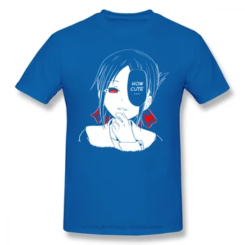 Cât de Drăguț Pânză Print Cotton Crewneck T-Shirt Kaguya sama Dragostea Este Război Comedie Romantica Anime Serie marime Mare Pentru Barbati Streetwear