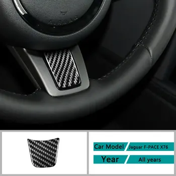 Fibra de Carbon Accesorii Auto Interior Autocolant Sub Volan de Protecție autocolant Folosit pentru Jaguar F-PACE X761 Toate ani