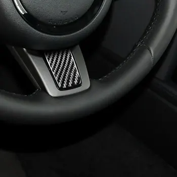 Fibra de Carbon Accesorii Auto Interior Autocolant Sub Volan de Protecție autocolant Folosit pentru Jaguar F-PACE X761 Toate ani