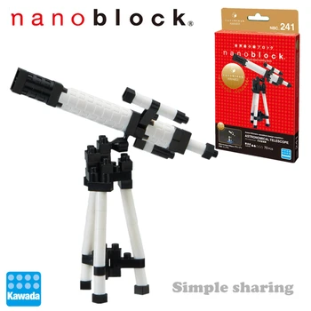 SPONSORIZAT NBC241 Nanoblock TELESCOP ASTRONOMIC Blocuri de Jucărie 130 de bucăți 12 Ani+