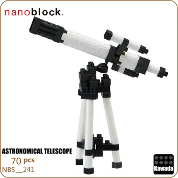 SPONSORIZAT NBC241 Nanoblock TELESCOP ASTRONOMIC Blocuri de Jucărie 130 de bucăți 12 Ani+