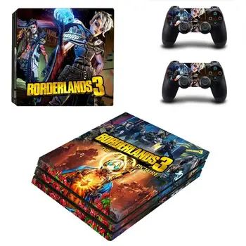 Borderlands 3 PS4 Pro Autocolante Play station 4, Piele Autocolant Decal Acoperire Pentru PlayStation 4 PS4 Pro Console si Controller Piele, Vinil