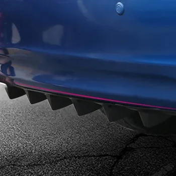 Noul Universal Auto Bara Spate Buza Difuzor 7Fin Aripioare de Rechin Stil Bara de protecție Auto Buza Spoiler Spliter Auto-Styling Plastic ABS Pentru Orice
