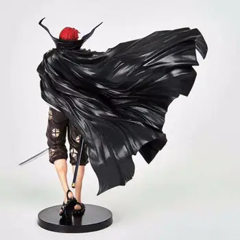UNA BUCATA 18cm Figura Anime Shanks Grand Line Bătălia de Peste Cupola Părul Roșu PVC figurina de Colectie Model Jucarii Papusa