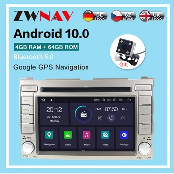 Android 10.0 64GB Masina Stereo Multimedia Pentru Hyundai I20 2008-2013 Player, DVD, Radio-Navigație GPS Cap Ecran de unitate Audio Player