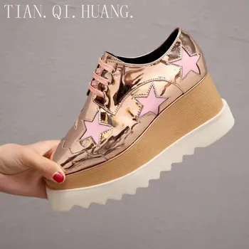 Noul Stil din Piele Pantofi Casual Femei Noi Stiluri, Design vestimentar de Înaltă Calitate Clasice de Pantofi pentru Femei Brand TIAN.QI.HUANG