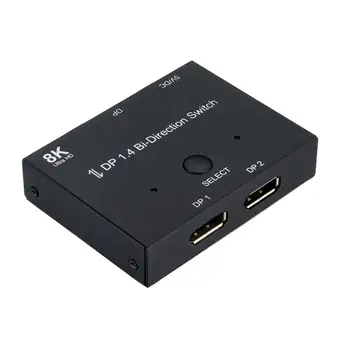 DisplayPort distribuitorul DP 1:2 HD 8K 1:2 PC-uri ecran splitter cablu adaptor