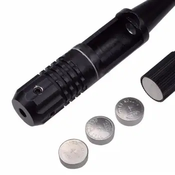 Roșu cu Laser a Purtat Sighter Kit Set Cu Adaptoare Pentru .22 La Calibrul 50 Rifiles de Vanatoare Optica Lasere de Divertisment