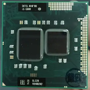 Intel Core i5-580M Procesor i5 580M Laptop CPU PGA988 cpu de lucru în mod corespunzător Procesor