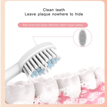 Xiaomitoo Periuta de dinti Electrica Reincarcabila Sonic Albire Impermeabil Dinți Perie Adult Sănătate Orală Ultrason Periuta de dinti Electrica