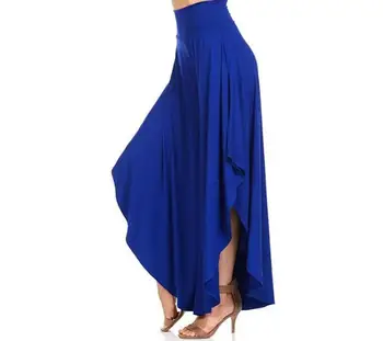 Vintage Elegant Volane Largi Picior Pantaloni Femei De Înaltă Talie Cutat Pantaloni Lungi Femme Liber Casual Streetwear Belly Dance Pantaloni