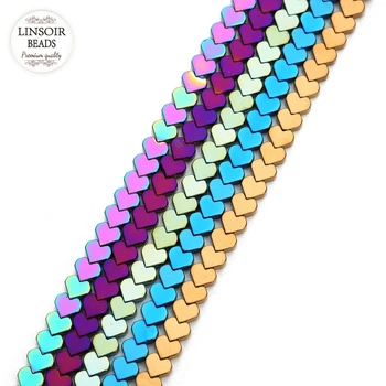 LINSOIR 6mm Buna Inima Hematit Margele Margele din Piatra Naturala Pentru DIY Colier Bracelt Cercel Femeie de Luare de Bijuterii Transport Gratuit