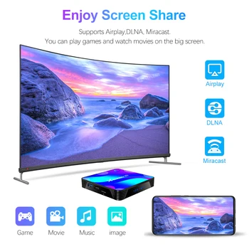 TV Box Android 10 Smart TV Box x88 borna PRO 10 4GB 64GB 32GB Rockchip RK3318 4K TVbox Suport Google Youtube Set Top Box x88pro 10.0