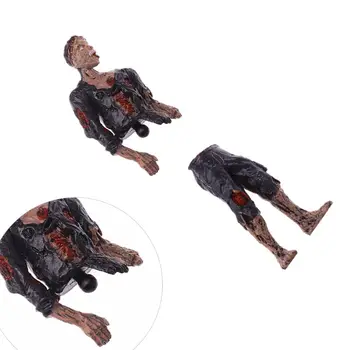 6Pcs Cadavre de Mers pe jos Model de Teroare Zombi pentru Copii Copiii de Acțiune Figura Jucării Păpuși