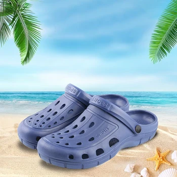 Unisex Pantofi pentru Bărbați Sandale de Plaja, Papuci de casă Confortabil Întreaga EVA Slip On Casual de Vara de Pantofi Cu Gaura Respirabil cu Uscare Rapidă Saboți
