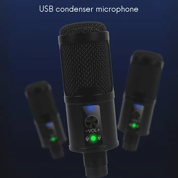 USB Condensator Microfon de Înregistrare Kituri pentru Laptop Windows PC Professionnel Studio de Înregistrare de Voce, Voice Over,YouTube