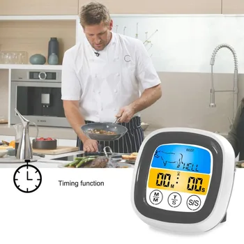 Bucătărie Digital Termometru de Carne pentru GRĂTAR Grătar de Gătit Mâncare Cuptor Termometru de Carne de Pește Gratar de Pui Accesorii