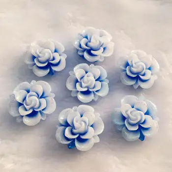 DIY 75pcs/lot 19mm 3D flori rășină Pietre Pietre si Cristale Strass Pentru decor Nunta butonul A62A*5