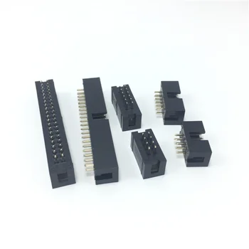 100BUC IDC Socket 6/8/10/14/16/20/26/30/34/40/50 Pin 2x3/4/5/7/40P 50Pin Male Învăluită PCB DC3 2.54 mm Cutie Antet JTAG