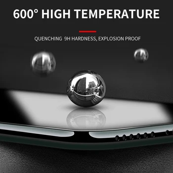 IHaitun de Lux 6D Sticla Pentru iPhone 11 Pro Max Protector de Ecran Curbat din Sticla Temperata Pentru iPhone XS MAX XR X 10 7 Plus Film de Acoperire