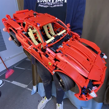 Expert Creator de Idei Technic Serie Oraș 33007 RSR Rosu Super Masina de Curse Viitorul SUV Blocuri Caramizi Moc Model Modular Kituri