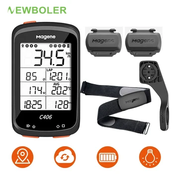 NEWBOLER Magene H64 Bluetooth Ritm Cardiac ANT + Senzor de Vitezometru Pentru Bryton IGPSPORT Calculator Bicicletă Bicicletă