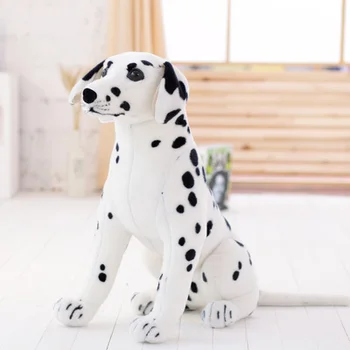 Pete albe câine mare de 60 cm Dalmatian jucarie de plus hug jucărie câine jucărie de pluș ,cadou de Crăciun x244