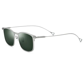 2021 Aliaj Mens Polarizat ochelari de Soare de Argint/Aur/Negru/Maro UV400 Ochelarii de Condus Pentru Om Dimensiune:49-18-145mm