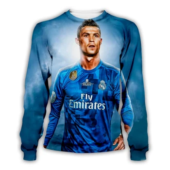 PLstar Cosmos Cristiano Ronaldo 3D Print Hanorac/Bluza/Jacheta/Bărbați Femei Galaxy Albastru, tricouri Picătură de transport maritim