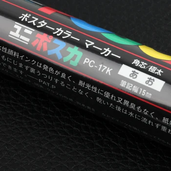 Una Bucata Uni Posca PC-17K Vopsea Marker-Extra Larg Sfat-15mm 8colors disponibile rotulador